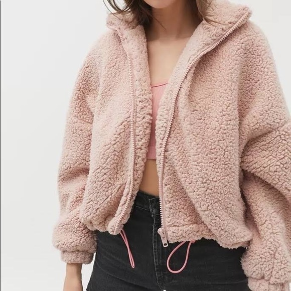 Fluffy jacket urban outfitters Clearance